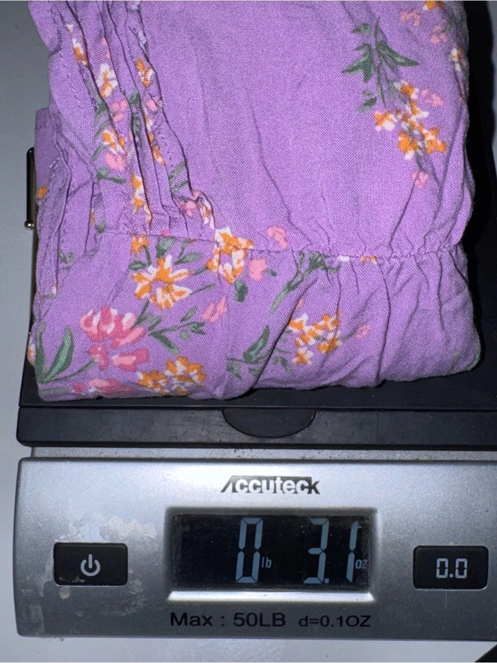 The Childrens Place size 14 Purple Floral Ruffle Cap-Sleeve Top